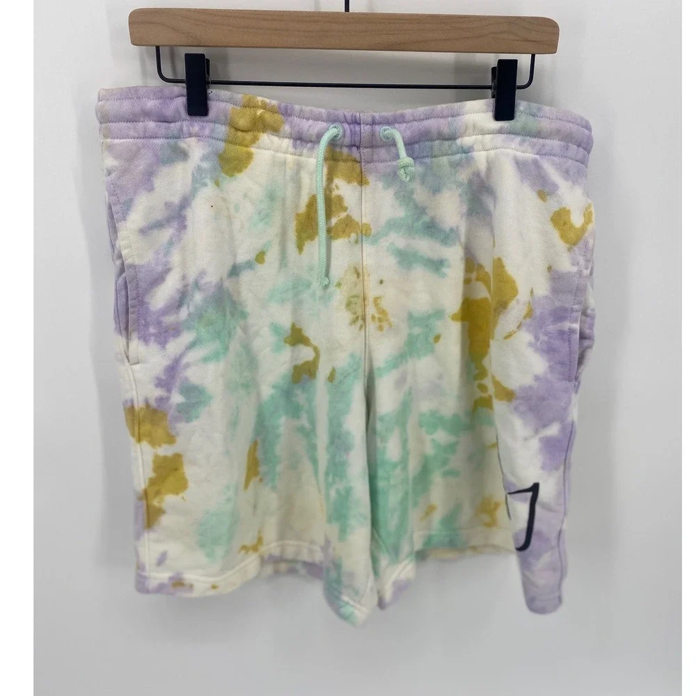 Jordan Sport DNA Shorts Medium Multicolor Excellent Tie Dye Sweat Shorts